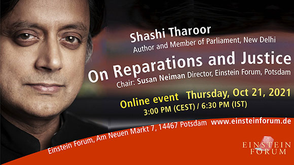 Shashi Tharoor: On Reparations and Justice 